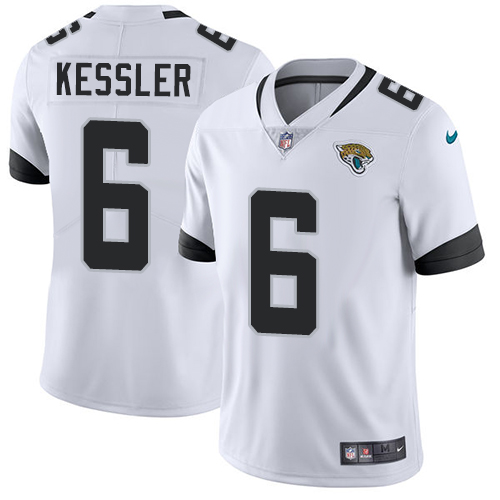 Nike Jacksonville Jaguars 6 Cody Kessler White Men Stitched NFL Vapor Untouchable Limited Jersey